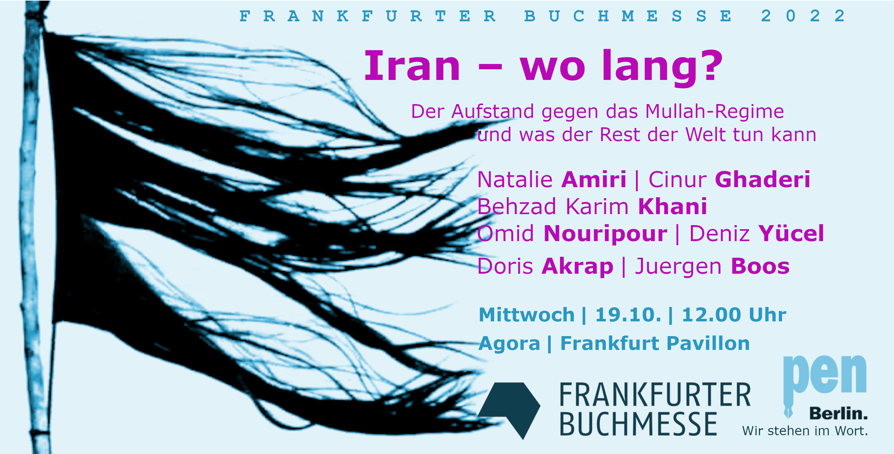 Flyer von Iran - wo lang?