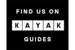 Logo KAYAK. Find us on Kayak Guides