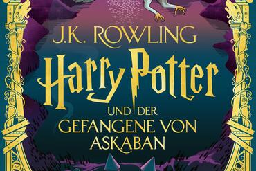 Buchcover "Harry Potter und der gefangene von Askaban" illustriert