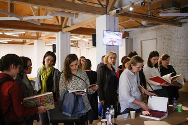 Das deutsche Buchinformationszentrum der Frankfurter Buchmesse in Moskau