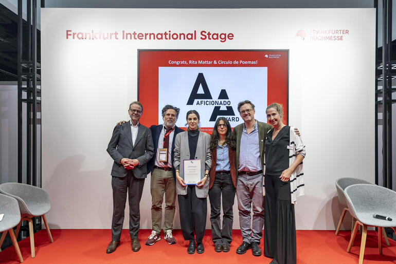 Aficionado Award Foto Shoot Frankfurter Buchmesse 2024