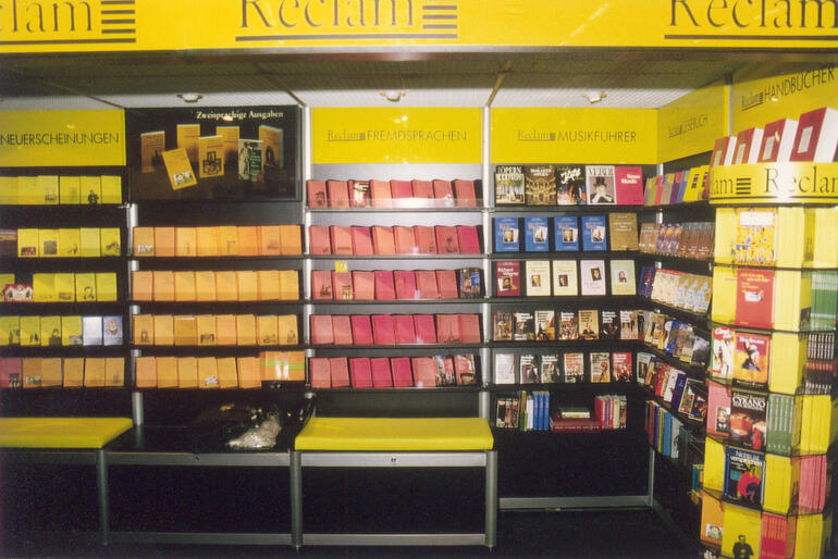 Reclam stand at Frankfurter Buchmesse 1993