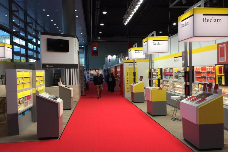 Reclam stand at Frankfurter Buchmesse 2018