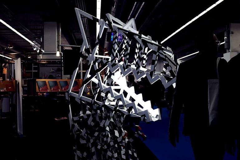 An illuminated Installation