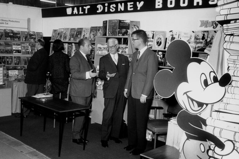 The stand of “Walt Disney Books” 