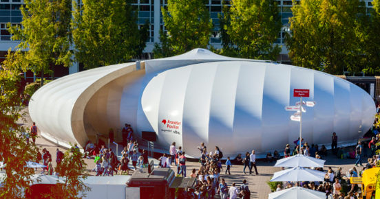 Außenansicht des Pavilions