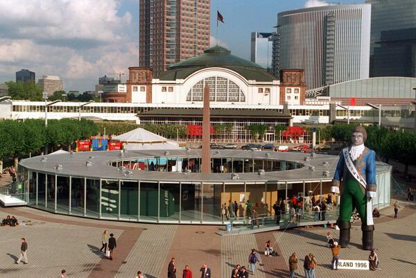 View of the Ireland pavilion on the Frankfurter Buchmesse Agora