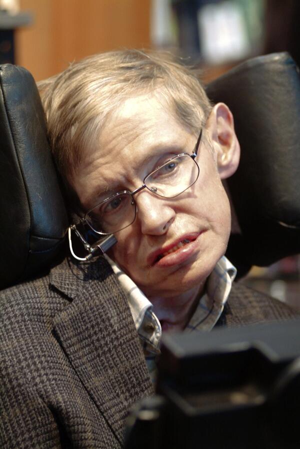 Stephen Hawking at Frankfurter Buchmesse