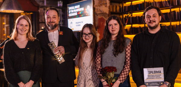 Osnovy team at the award ceremony