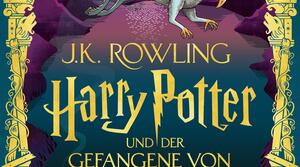 Buchcover "Harry Potter und der gefangene von Askaban" illustriert