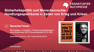Sicherheitspolitik und Menschenrechte – Handlungsspielräume in Zeiten von Krieg und Krisen
