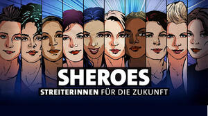 SHEROES Streiterinnen Logo