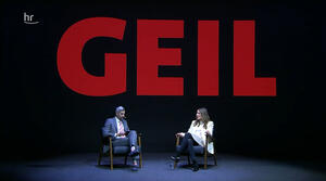 Mediathek Thumbnail: GEIL - Erst vorglühen, dann reden: Michel Abdollahi trifft Anja Kohl
