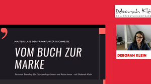 Deborah Klein Masterclass by Frankfurter Buchmesse 2026