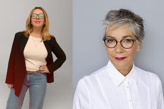 Slava Svitova und Karin Schmidt-Friderichs