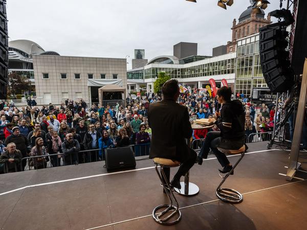 Frankfurter Buchmesse Highlights Open Air Stage Event Besucher