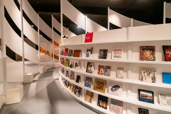Bücherstand auf der Frankfurter Buchmesse