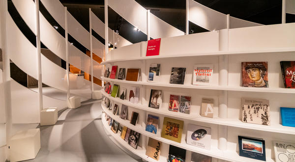 Bücherstand auf der Frankfurter Buchmesse