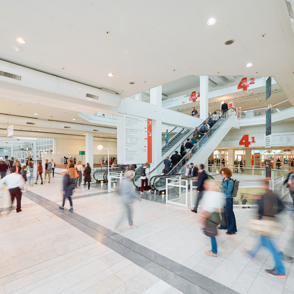 Besucher der Buchmesse