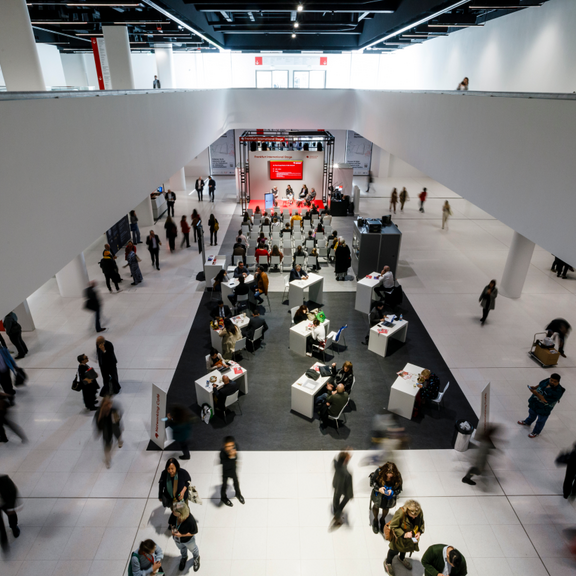 Besucher der Buchmesse