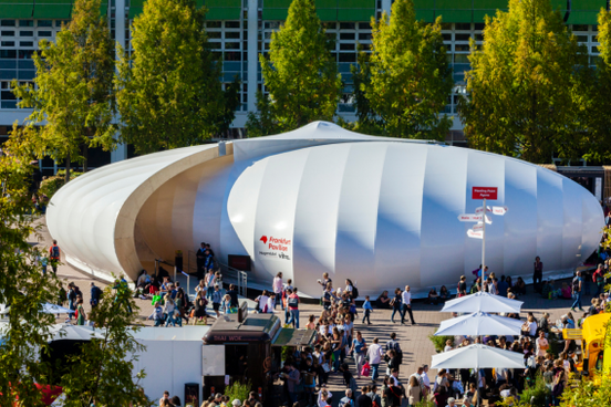 Außenansicht des Pavilions