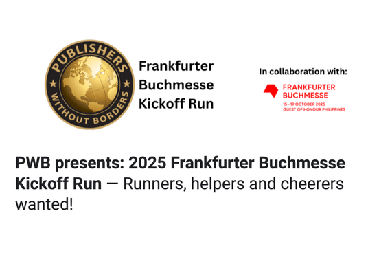 Publishers Without Borders presents: 2025 Frankfurter Buchmesse Kickoff Run - Runners, helpers and cheerers wanted!
