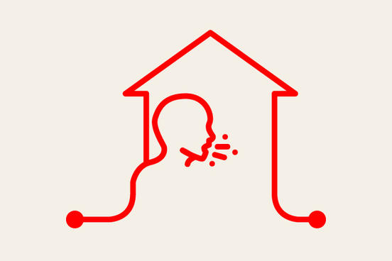 Icon Bleiben Sie bei Krankheit zu Hause